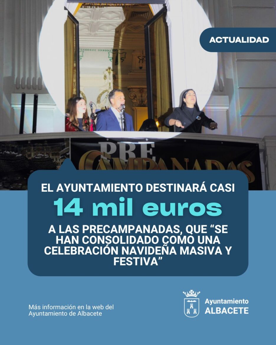 Las Precampanadas volverán a llenar de ambiente navideño el Altozano

La Junta ...