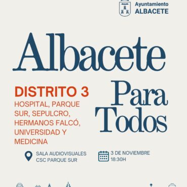 Retomamos el programa "Albacete "Para Todos" para que la escucha directa nos ay...