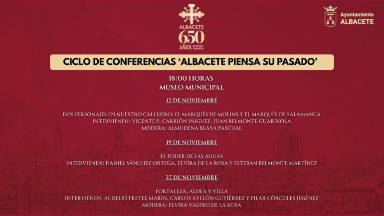 𝐂𝐨𝐦𝐢𝐞𝐧𝐳𝐚 𝐞𝐥 𝐜𝐢𝐜𝐥𝐨 𝐝𝐞 𝐜𝐨𝐧𝐟𝐞𝐫𝐞𝐧𝐜𝐢𝐚𝐬 ❞𝐀𝐥𝐛𝐚𝐜𝐞𝐭𝐞 𝐩𝐢𝐞𝐧𝐬𝐚 𝐬𝐮 𝐩𝐚𝐬𝐚𝐝𝐨❞ 

Dentro de los a...