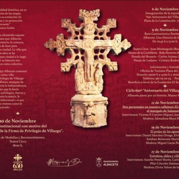 Inauguración Expo "650 Aniversario del Villazgo"

Esta tarde se ha inaugurado la...