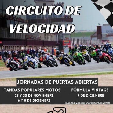 ¡Reapertura del Circuito de Velocidad de Albacete!

La emblemática instalación ...