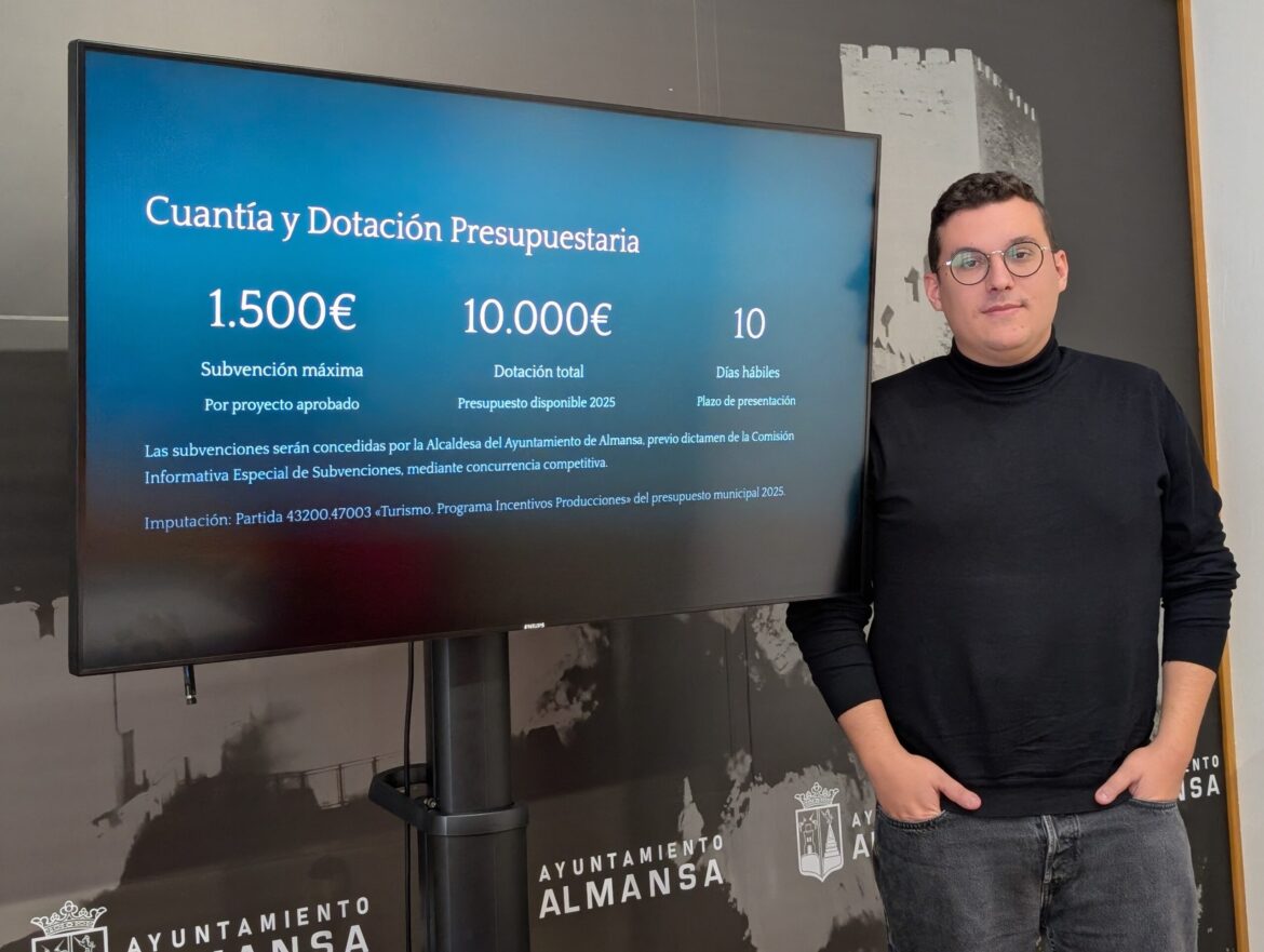 El Ayuntamiento de Almansa impulsa la creación artística local con una nueva línea de subvenciones