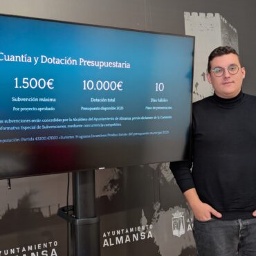 El Ayuntamiento de Almansa impulsa la creación artística local con una nueva línea de subvenciones