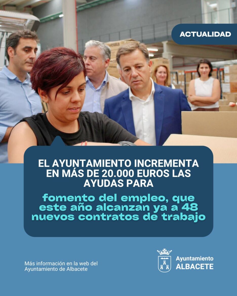 El Ayuntamiento de Albacete ha ampliado en más de 20.000 euros la partida desti...